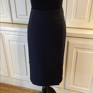 Evan Picone Black Knee-Length Pencil Skirt